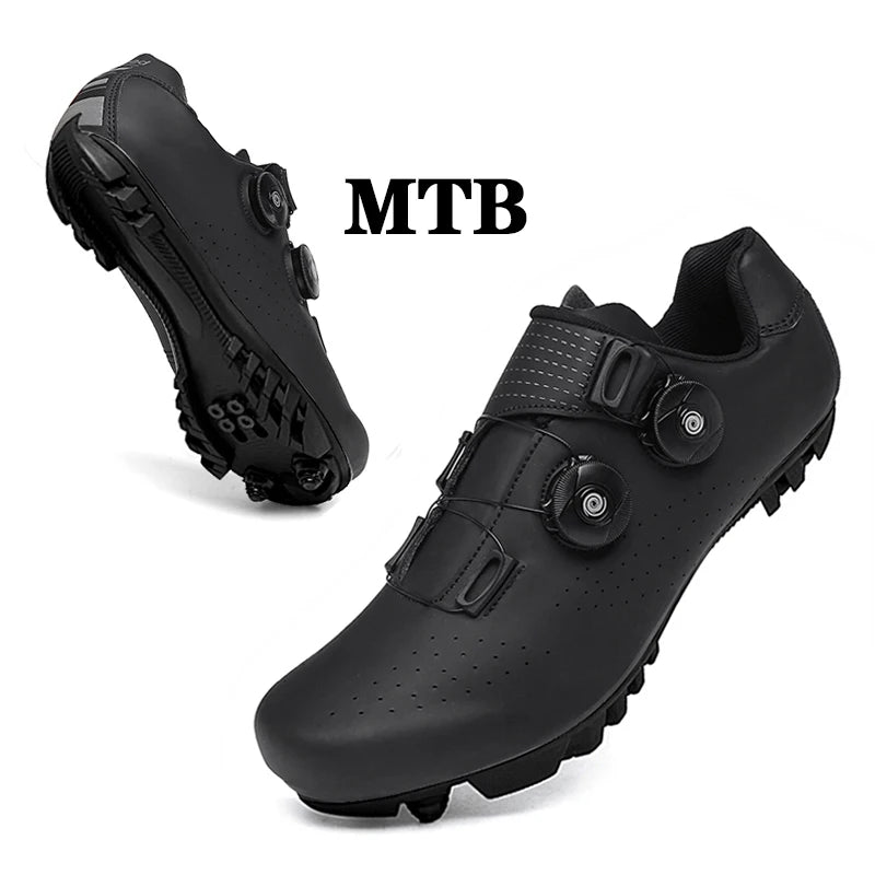 Men’s MTB Cycling Shoes — Flat Road & Trail Bike Sneakers with SPD Pedal Compatibility