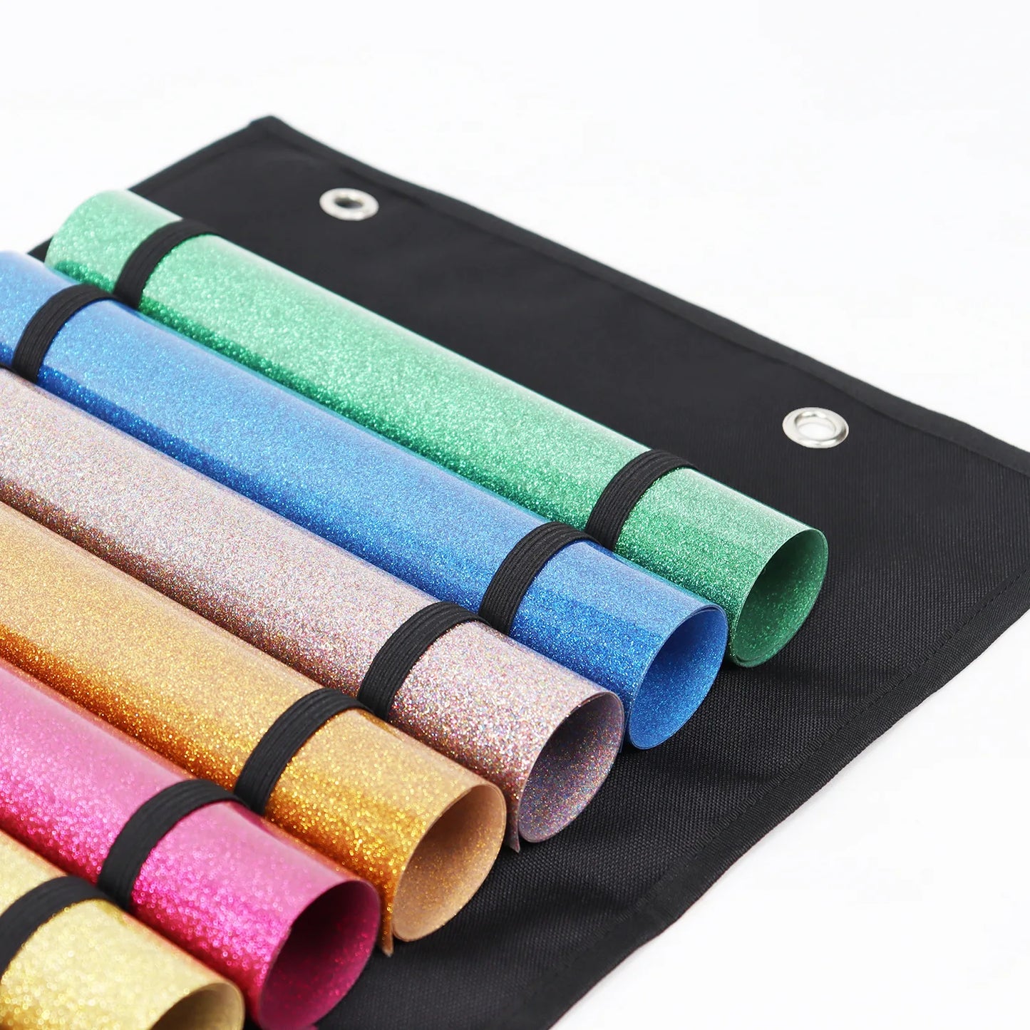 Vinyl Storage Holder - 48-Grid Hanging Bag and Rack for Vinyl Rolls, Thermal Transfer Film Organizer, Behind the Door Pocket