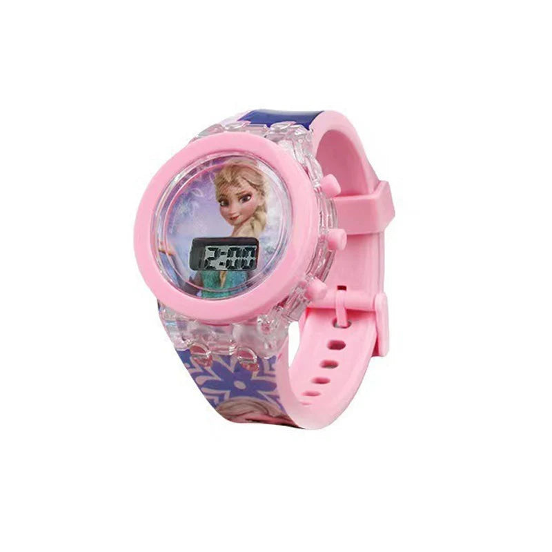 Flash Frozen Mickey Kids Watch - Cartoon Digital Wristwatch for Girls and Boys School Gifts