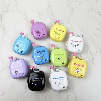 Sanrio Pocket Monster Keychain Series - Cinnamoroll and My Melody Cartoon Collectible Bag Charms