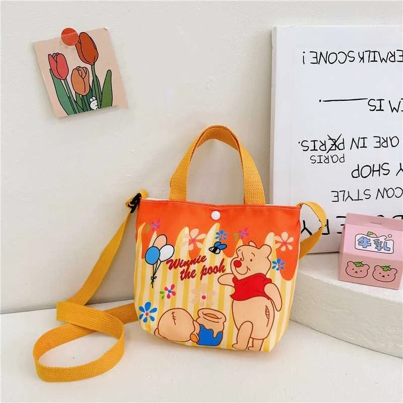 Disney Mickey Canvas Shoulder Bag – Lightweight Large Capacity Tote Handbag with Adjustable Strap for Women, Work, Travel & Weekend Use