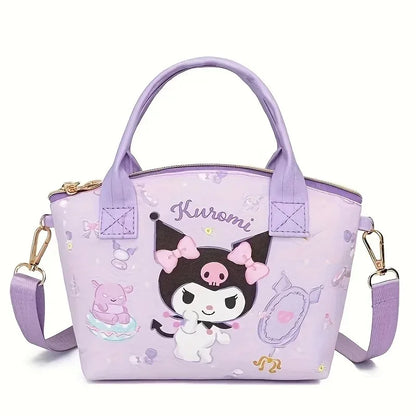 Miniso Lightweight Sanrio Handbag – Cute Hello Kitty Large-Capacity Crossbody Bag, Stylish & Convenient for Shopping
