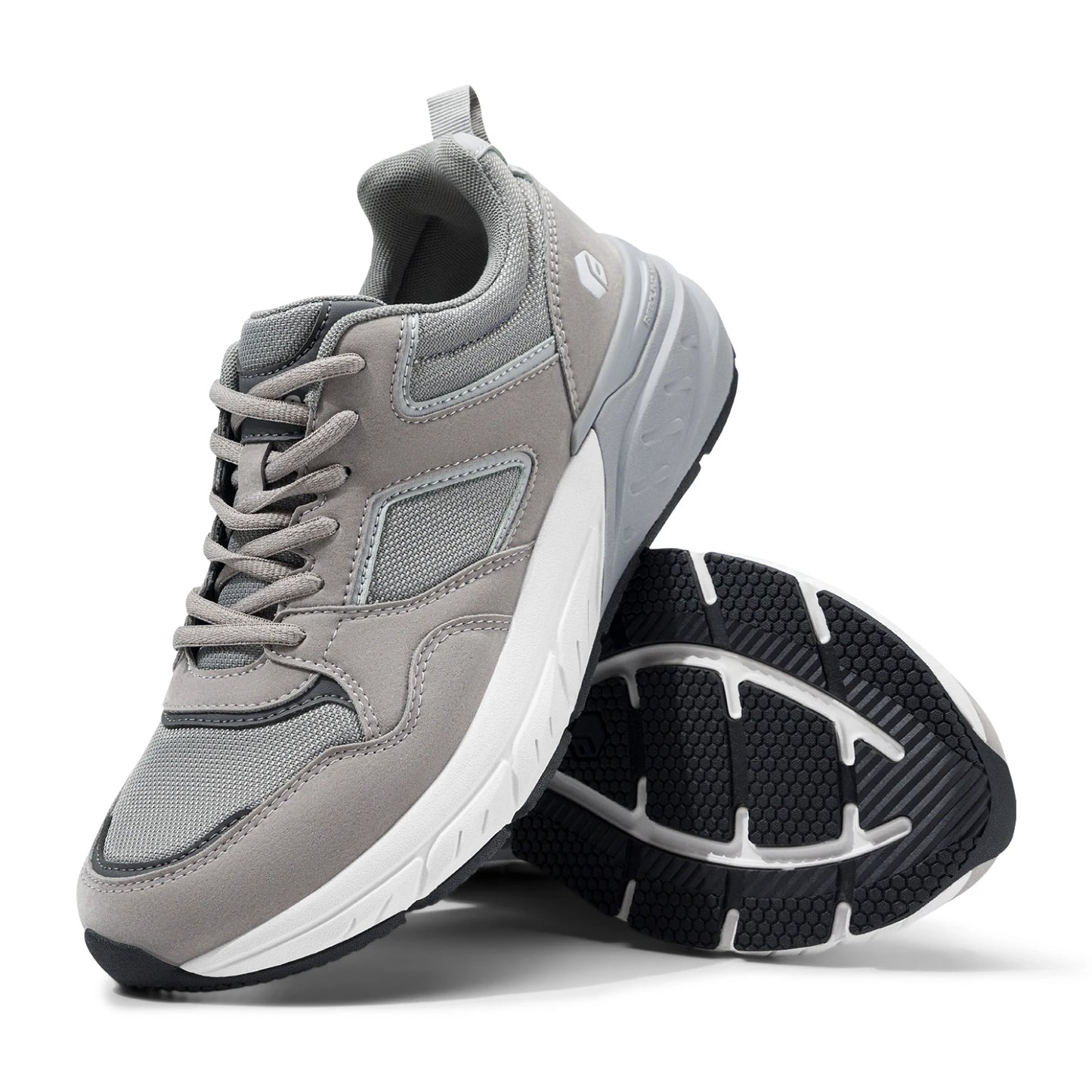 FitVille Wide Width Men’s Walking Shoes – Arch Support Sneakers for Flat Feet, Heel Pain & Plantar Fasciitis Relief