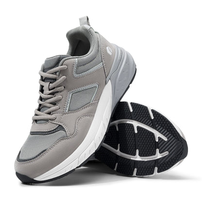 FitVille Wide Width Men’s Walking Shoes – Arch Support Sneakers for Flat Feet, Heel Pain & Plantar Fasciitis Relief