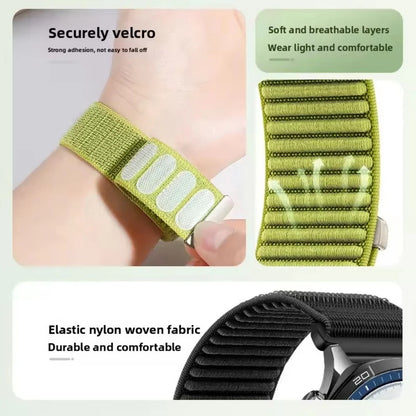 Nylon Replacement Band for Amazfit Neo - Soft Elastic Velcro Strap