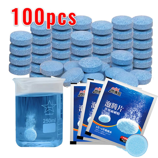 Auto Wiper Glass Cleaner | Effervescent Solid Tablets for Car Windscreen & Windshield Cleaning   2/2