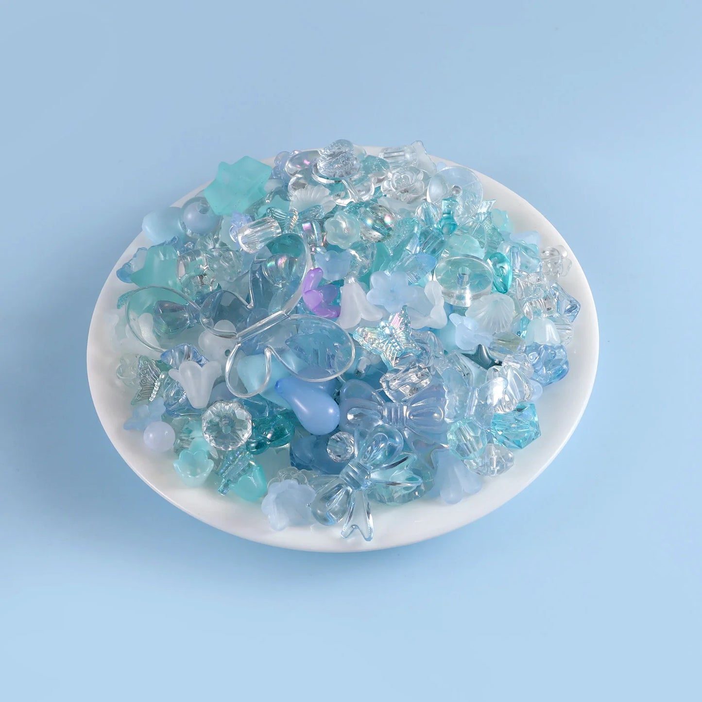 Candy Color Acrylic Beads - Mixed Style DIY Beads for Handmade Bracelets, Phone Chains & Jewelry Making