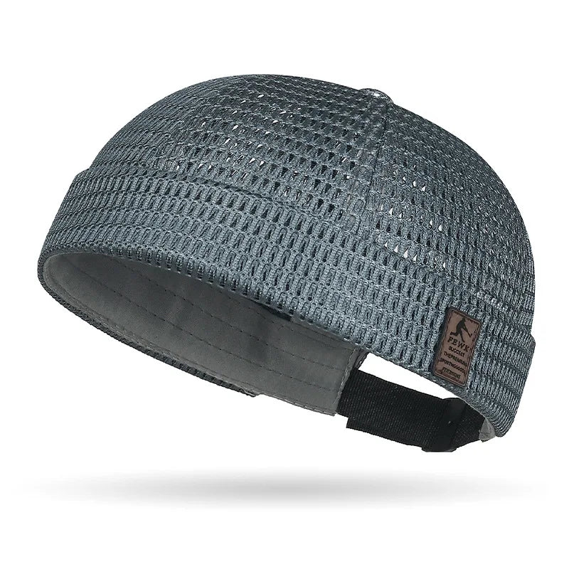 Outdoor Sport Mesh Cap - Breathable Adjustable Summer Hip-Hop Cycling Docker Beanie Hat