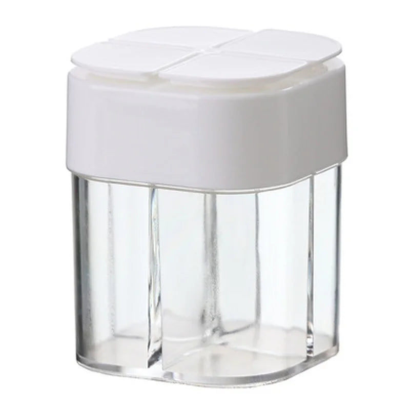4-in-1 Travel Camping Spice Kit - Plastic Seasoning Spice Shaker with Dispenser - Essential Camping Spice Containers (1PC)