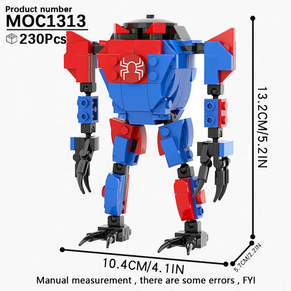 MOOXI Movie Series MOC BrickHeadz Building Blocks Set – DIY Educational Toy for Kids