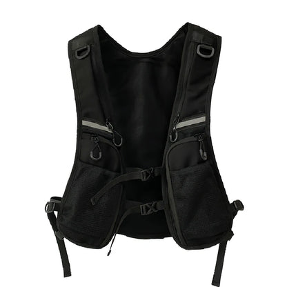 Hip-Hop Streetwear Chest Rig Bag for Men — Waterproof Tactical Vest Pack with Nylon Pockets for Fashion & Functional Storage