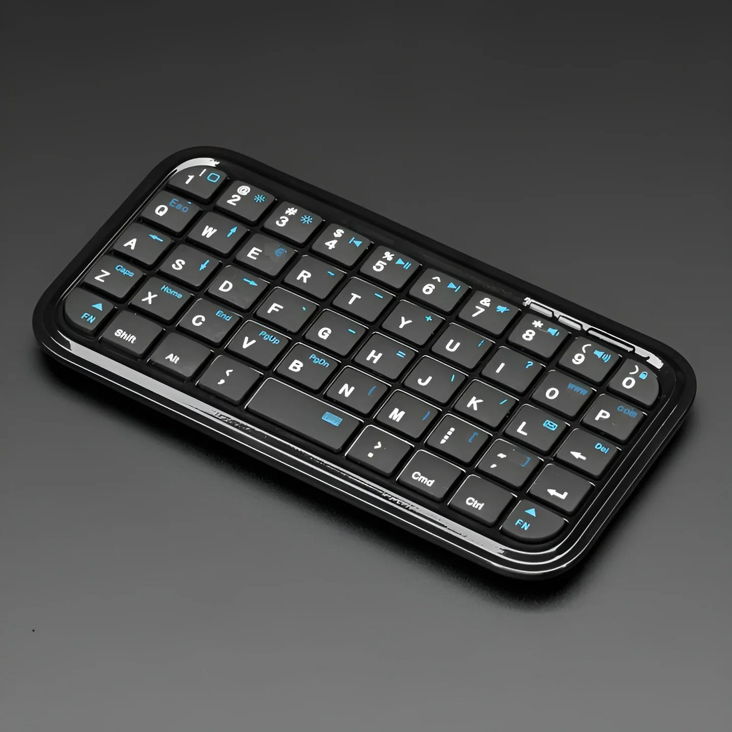 Mini Rechargeable Type-C Bluetooth 3.0 Keyboard – Slim 49-Key Wireless Keypad for Tablets & Smartphones