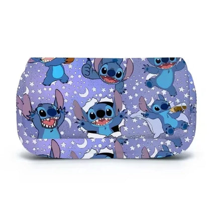 Stitch Fully Printed Flap Pencil Case – Kawaii Anime Stationery Box for School Girls
