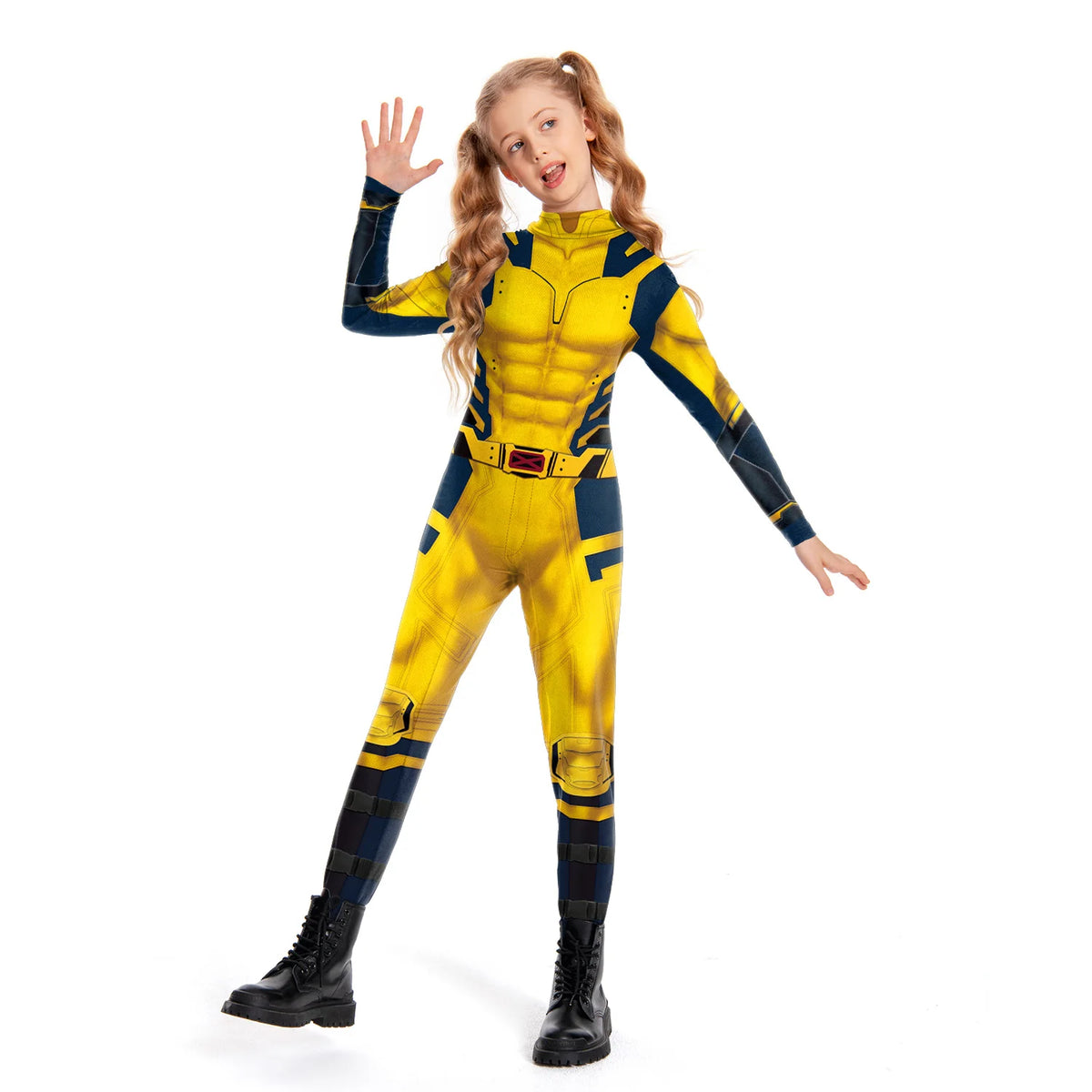 Wolverine Deadpool Cosplay Jumpsuit - Superhero Zentai Bodysuit for Kids & Adults, Halloween Party Costume