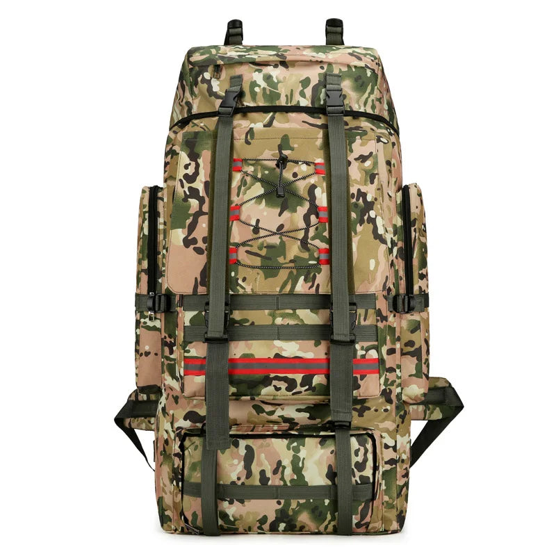 130L Hiking & Camping Backpack - Large Molle Trekking Rucksack for Men, Outdoor Travel & Sports Bag