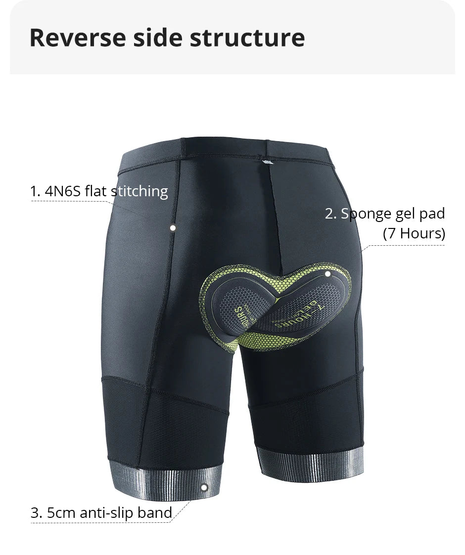 2024 Men’s & Women’s Cycling Shorts with Gel Pad — MTB Mountain, Road Bike, Downhill Enduro Bicycle Clothes