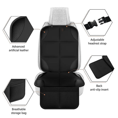 Car Seat Protector Mat - Waterproof Oxford Anti-Slip Cushion for Baby & Child Safety Seats