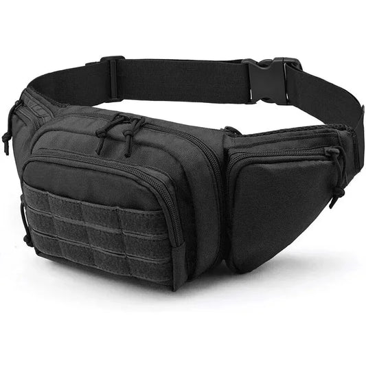 Tactical Fanny Pack - Nylon Backpack for Hiking, Outdoor Sports, and Camping, with Phone and Airsoft Bag Compartments