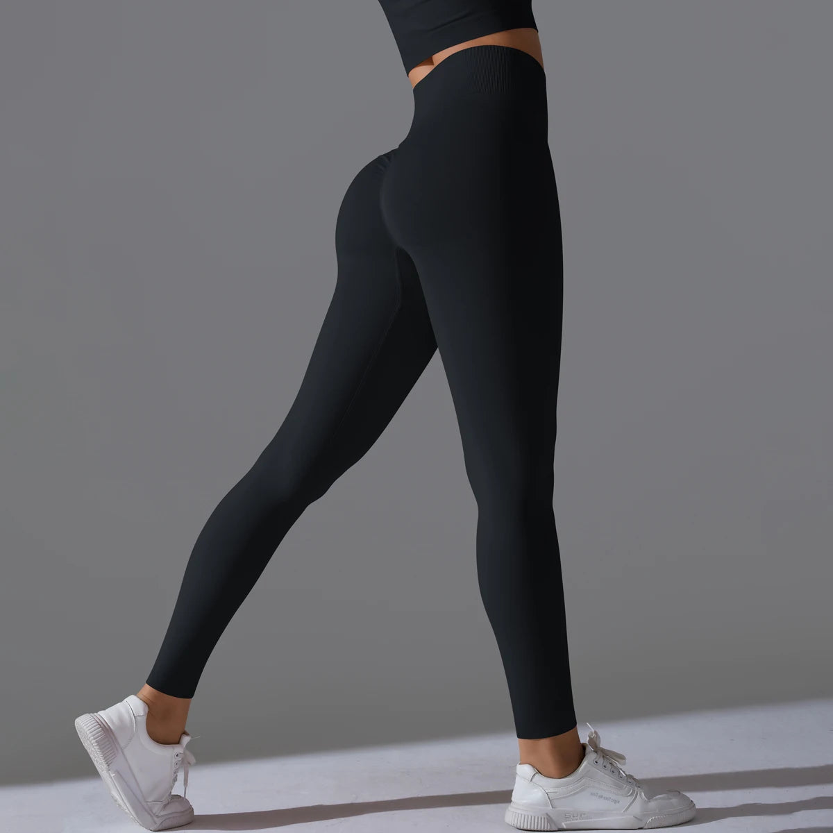 Women's Seamless Yoga Leggings – High Waist Tummy Control, Scrunch Butt Lifting Gym Workout & Outdoor Sports Fitness Pants