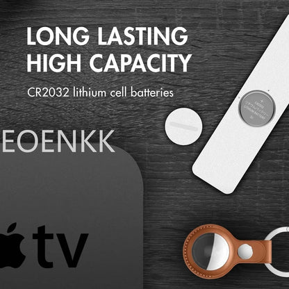 10PCS CR2032 Lithium Batteries – High-Capacity Button Cells for AirTag, Key FOBs, Watches, Calculators & More