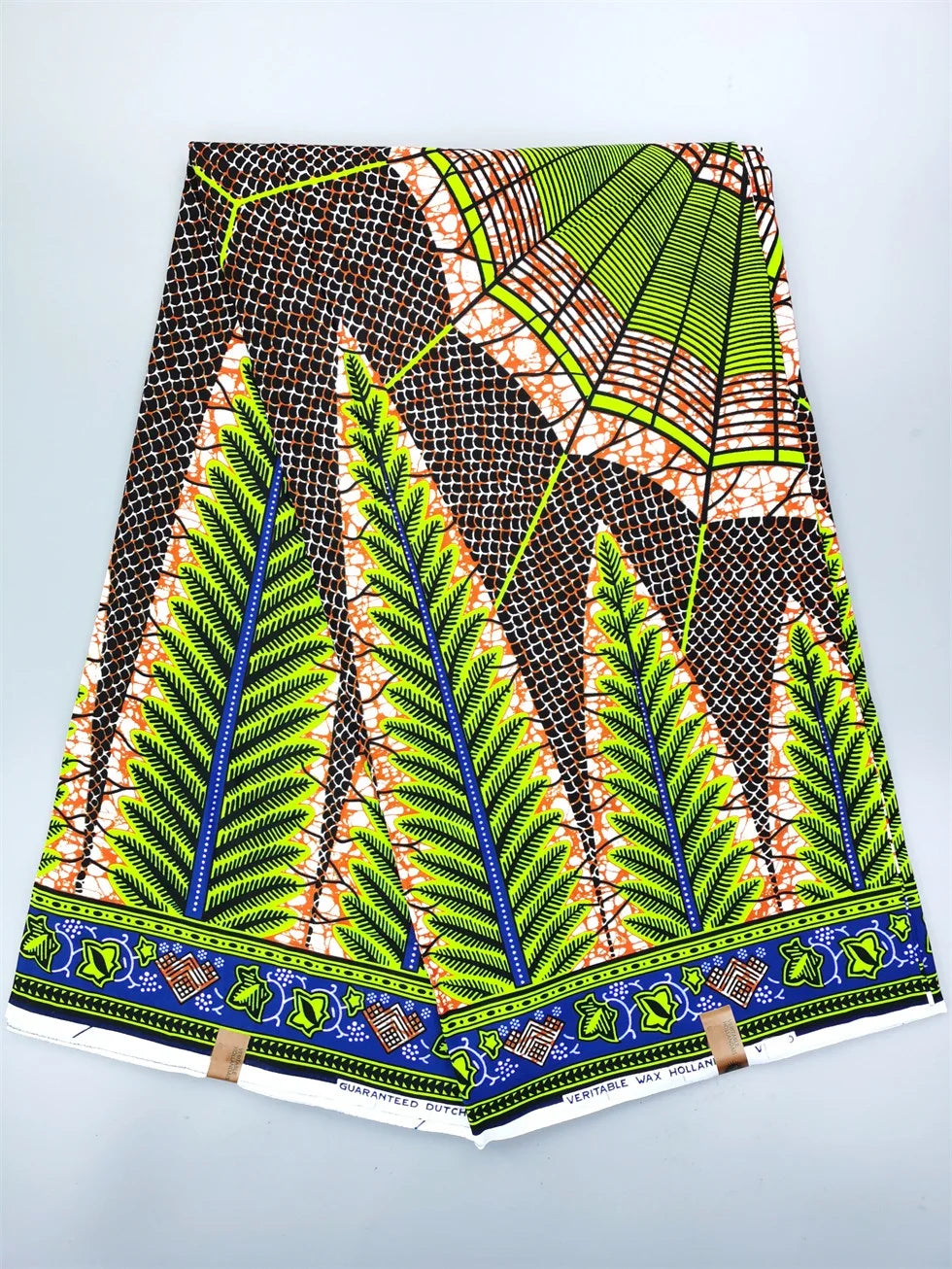 African Wax Fabric - Cotton Nigerian Ankara Batik Block Print Sewing Cloth