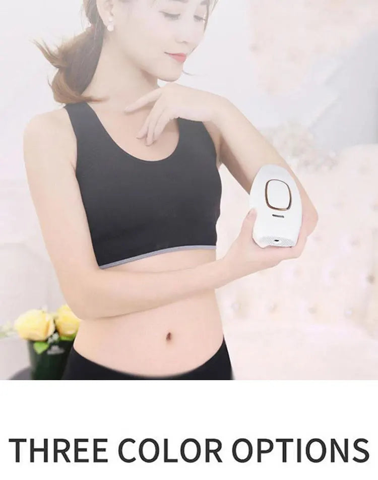 Body Bikini IPL Hair Removal Device — 500,000 Flash Permanent Painless Laser Epilator for Women, Home Use