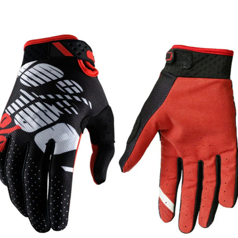 JET Full-Finger MTB Cycling Gloves - Breathable Touchscreen Motocross, BMX & Mountain Bike Riding Gloves