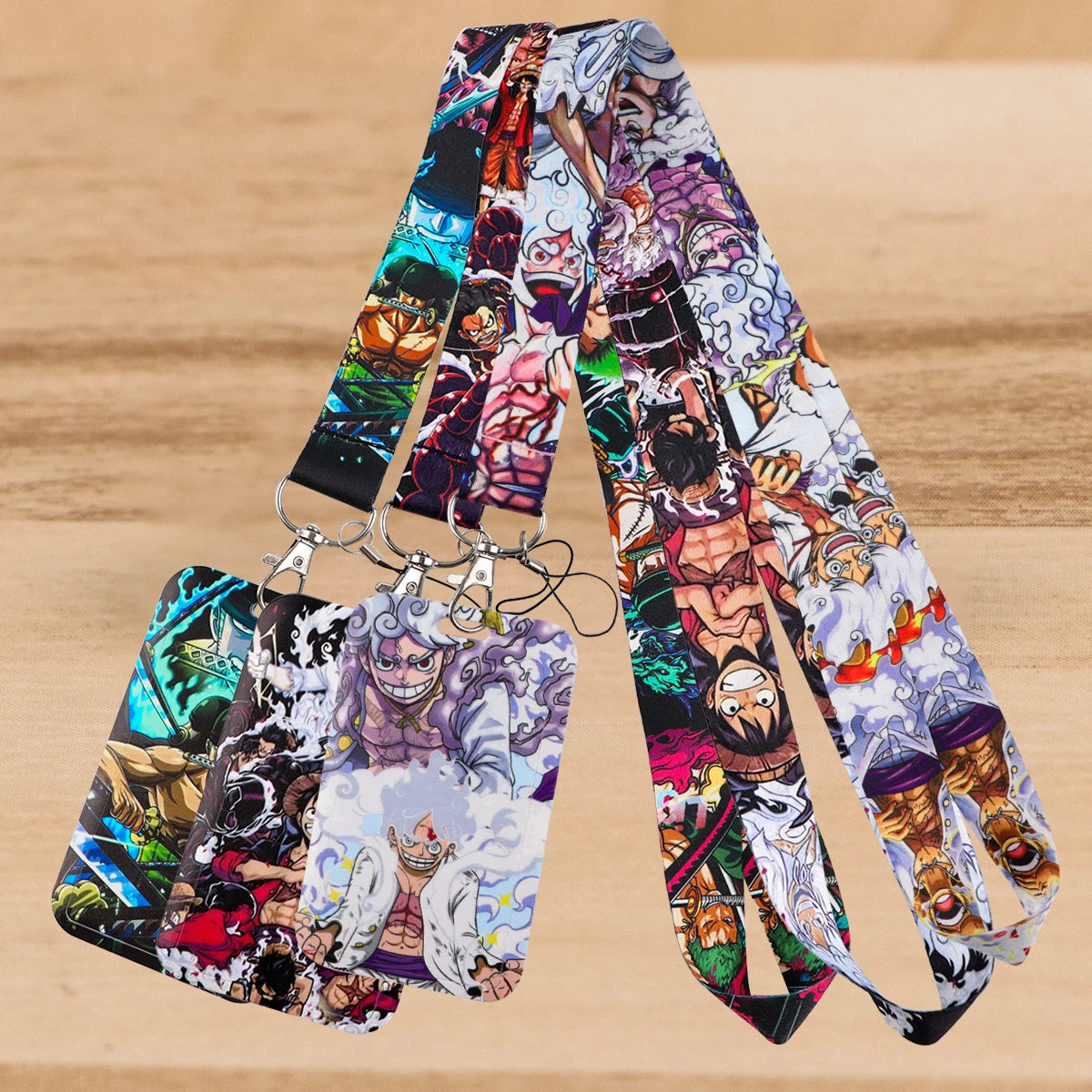 Zoro Anime Lanyard – Pirate Card Holder Neck Strap for Keys, ID, Phone, Badge, Cosplay Accessories & Gifts