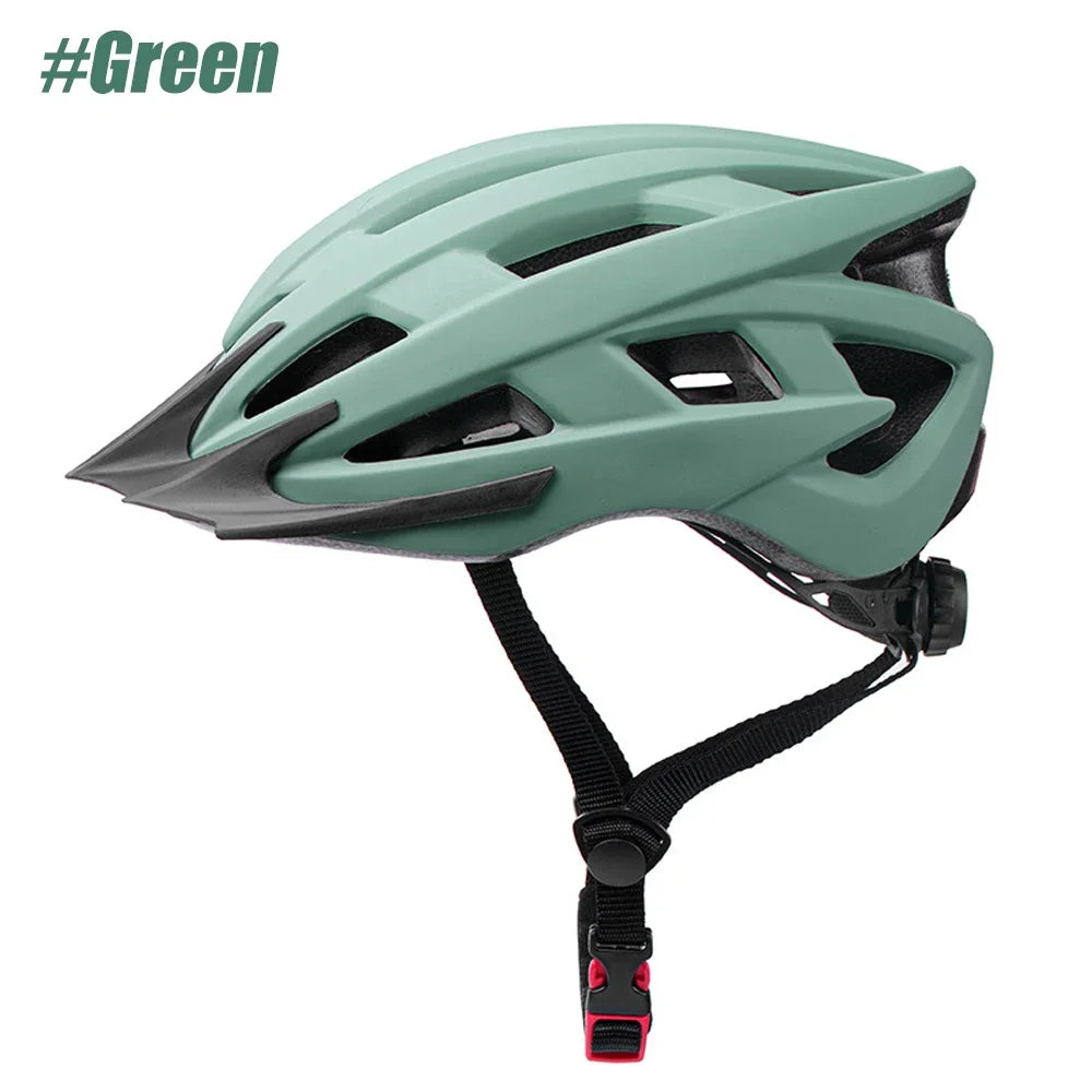 Bike Helmet for Adults - Lightweight with Adjustable Side & Chin Strap, Fits 58-62cm, Men & Women Cycling Accessories