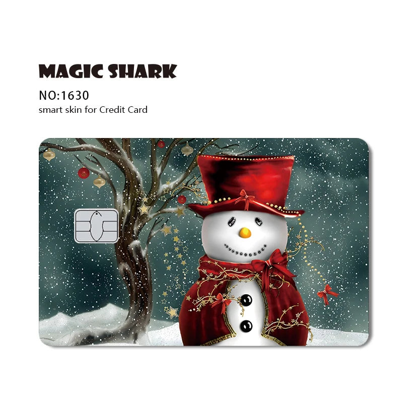 Stylish Phone & Card Sticker Set – Evil FBI, Tiger, Mexico Flag, Snowman, Anime & Movie Monster Skins