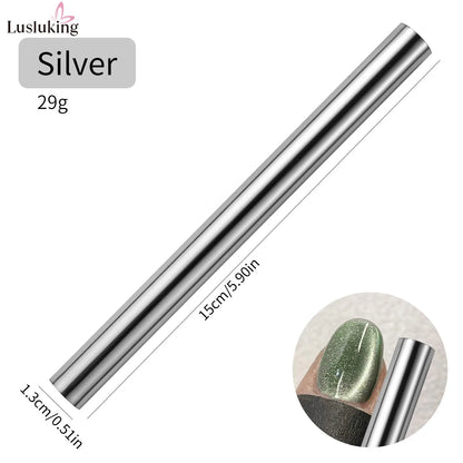 Cat Eye Nail Magnetic Stick – Cylindrical Magnet for UV Gel Polish Snowlight Glitter Manicure Design