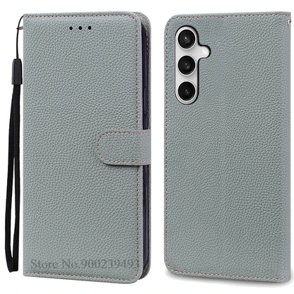 Samsung Galaxy A17 5G Case - Leather Flip Wallet Cover for A175F/A176B 4G & 5G