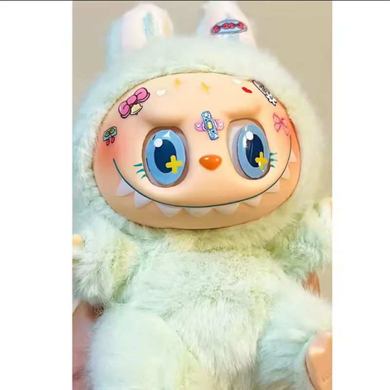 17cm Labubu V1/V2 Custom Eye Stickers Eyelash Vinyl Doll Makeup DIY Tools Accessories