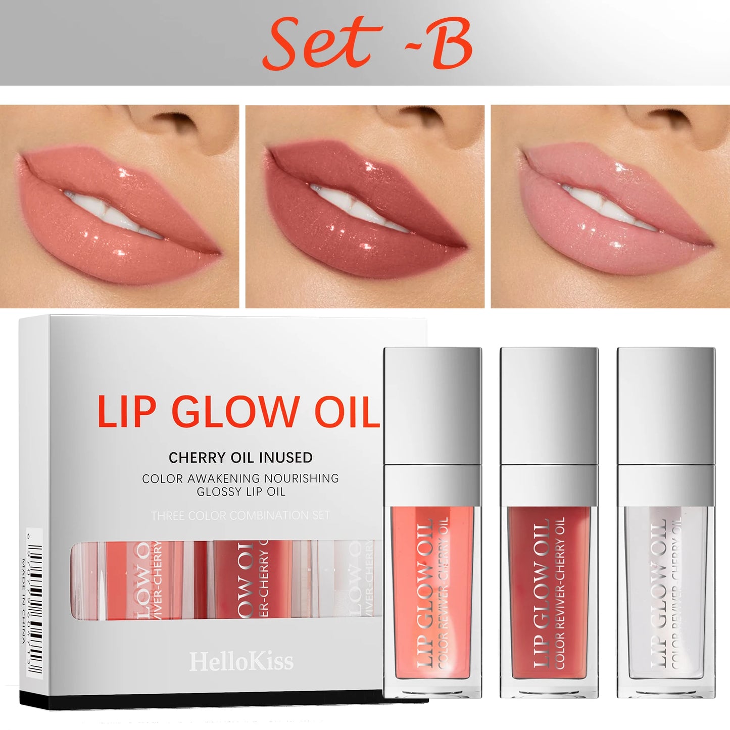 Crystal Jelly Lip Oil – Moisturizing & Plumping Tinted Lip Gloss for Sexy, Glossy Lips