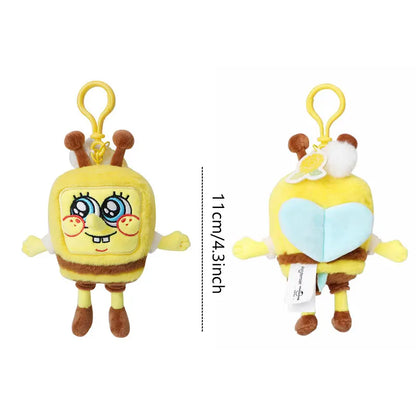 Anime Spongebob SquarePants Plush Toys – Patrick, Squidward, Mr. Krabs & Gary Stuffed Cartoon Toys, Birthday Gift for Kids