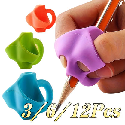 Children’s Silicone Pencil Grip - Writing Posture Corrector and Handwriting Aid for Students