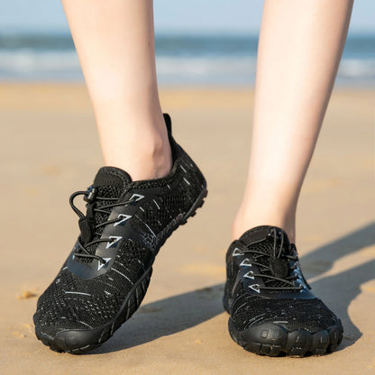 Men & Women Minimalist Trail Running Shoes — Barefoot Wide Fitness Gym Sneakers Low Drop Athletic