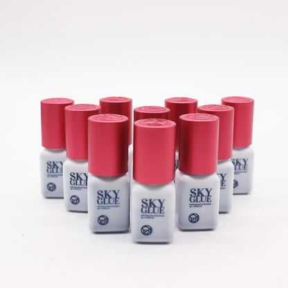 Korea Original 5ml Sky Glue Lady Black - Powerful Low Irritation Lash Glue for Eyelash Extensions, Fast Drying (1-2 Seconds)