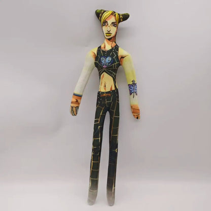 28cm JoJo's Bizarre Adventure Plush Doll - Jotaro, Joseph, Gyro & Johnny Anime Collectible Cosplay Gift