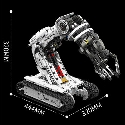 Technical 1512PCS Science Fiction Robotic Arm Building Blocks Set – High-Tech Engineering Car Bricks Toy for Kids & Adults STEM Educational Gift