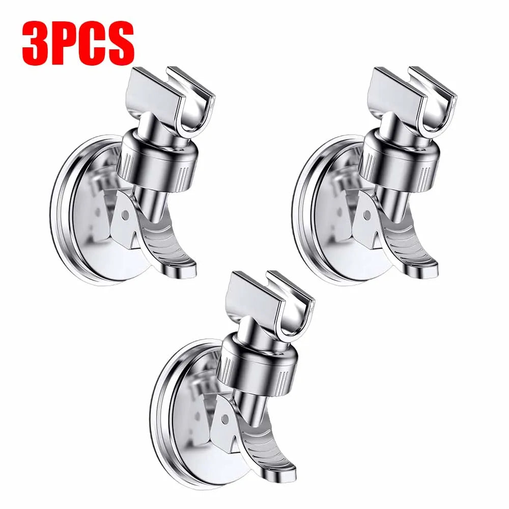1-4PCS Adjustable Shower Rack — Strong Suction Cup Wall Mount Holder for Handheld Shower Heads