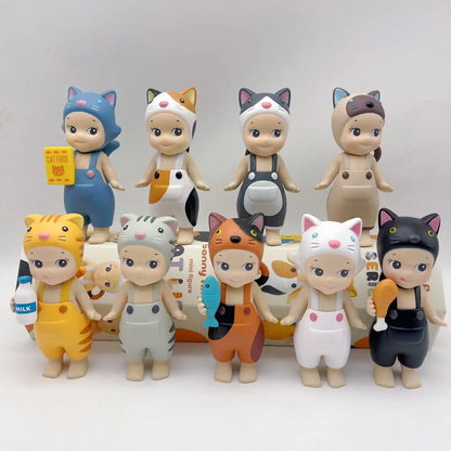 New Sonny Angel Meow Meow Daily Cat Life Series Blind Box – Anime Figure Ornament Toy Doll Gift