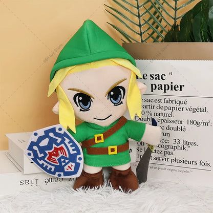 The Legend of Zelda Plush Toy – Link with Mask Soft Stuffed Cartoon Doll for Kids, Perfect Gift