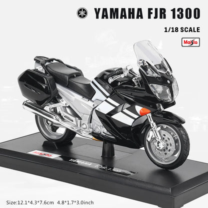Maisto 1:18 Alloy Motorcycle Model – Yamaha MT-07/MT-10, Ducati, Kawasaki, KTM, Suzuki, BMW