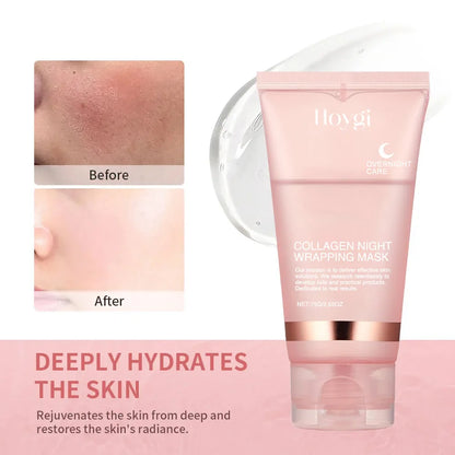 Overnight Collagen Peel-Off Mask Set – Night Mask for Deep Moisturizing