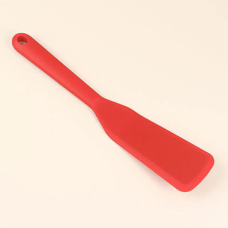 7-Color Silicone Frying Shovel – Non-Stick Pancake, Egg & Steak Spatula for Kitchen & Baking