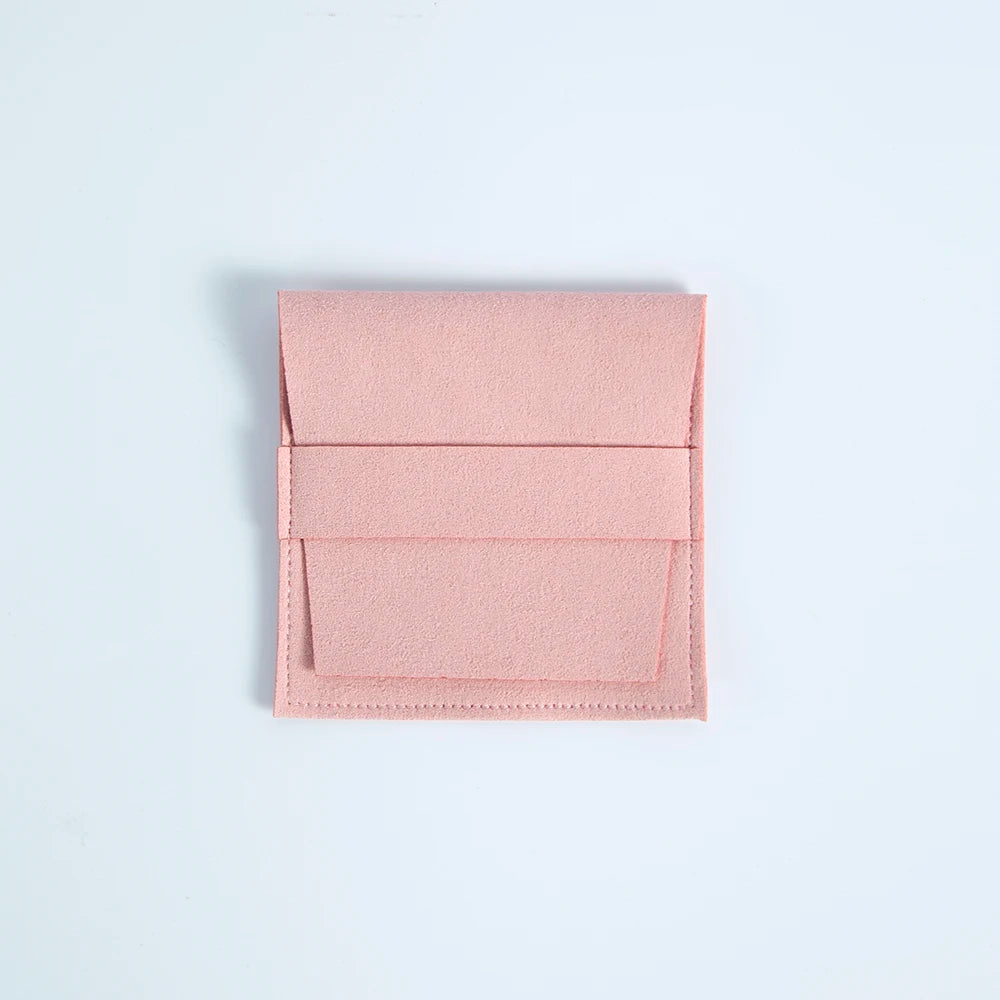 10Pcs Microfiber Jewelry Pouches 6.2x6.2cm & 8x8cm – Rings, Earrings, Pendants, Bracelets Gift Bags for Wedding Favors