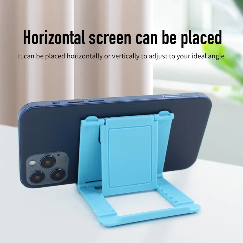 Mini Foldable Portable Phone Tablet Holder - Kitchen Gadgets for Convenient Storage and Decoration
