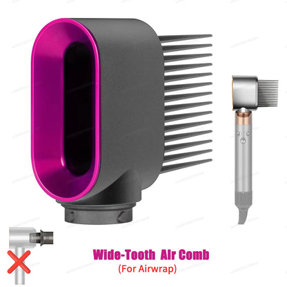 Dyson Airwrap HS01/HS05 Hair Styling Nozzle Brush – 30/40mm Anti-Hair Auto-Curling 360° Rotating Attachment for Dyson Hair Dryer