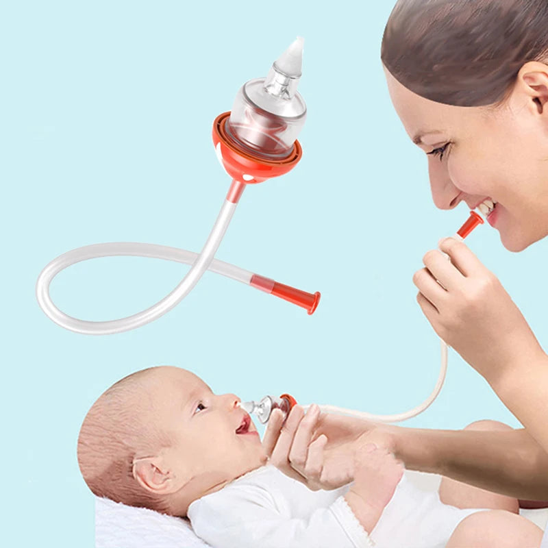 Baby Nasal Suction Cleaner - Nose Cleaning Aspirator and Mucus Removal Tool for Infants and Children